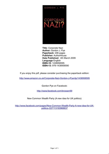 Corporate Nazi?