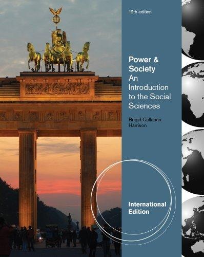 Power and Society An Introduction to the Social Sciences