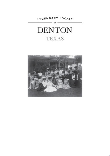 Legendary Locals of Denton