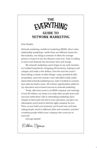 The Everything Guide To Network Marketing A Step-by-Step Plan for Multilevel Marketing Success