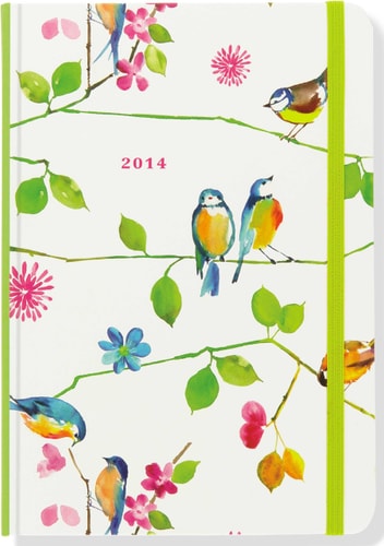 Watercolor Birds 2014 Compact Engagement Calendar
