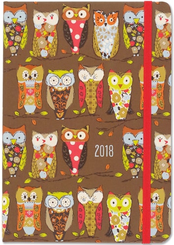 Perching Owls 2018 Calendar