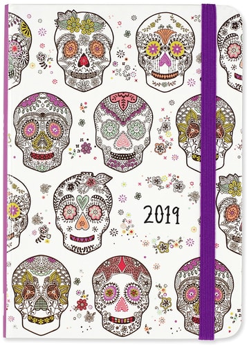 2019 Sugar Skulls Weekly Planner (16-Month Engagement Calendar)