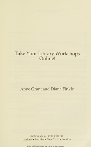 Take Your Library Workshops Online!
