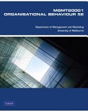 MGMT20001 Organisational Behaviour 5e