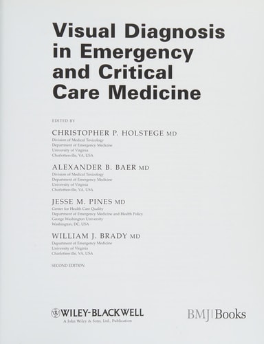 Visual diagnosis in emergency and critical care medicine