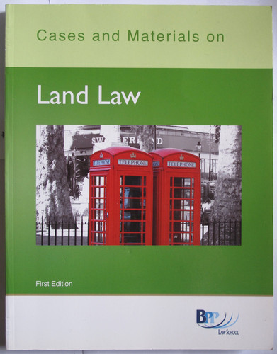 Book called Cases and Materials on Land Law