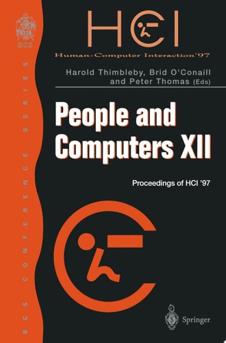 People and Computers XII Proceedings of HCI ’97
