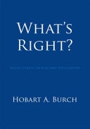 What's Right? Social Ethics : Choices and Applications