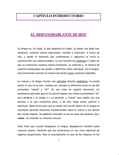 Nuestra Lengua Cuaderno de Gramática, Redacción y Cultura para Hispanohablantes