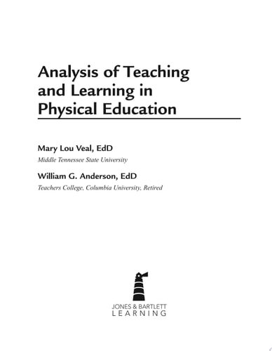 Analysis of Teaching and Learning in Physical Education