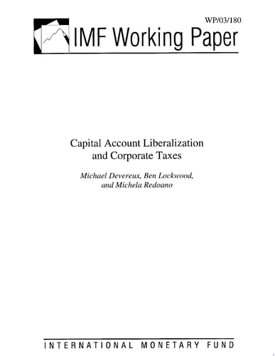 Capital Account Liberalization and Corporate Taxes