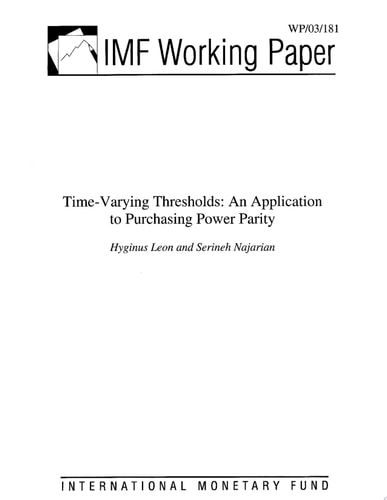 Time-Varying Thresholds An Application to Purchasing Power Parity