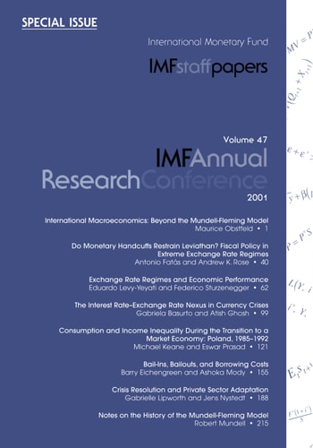 IMF Staff Papers, Volume 47, Special Issue, IMF Annual Research Conference,