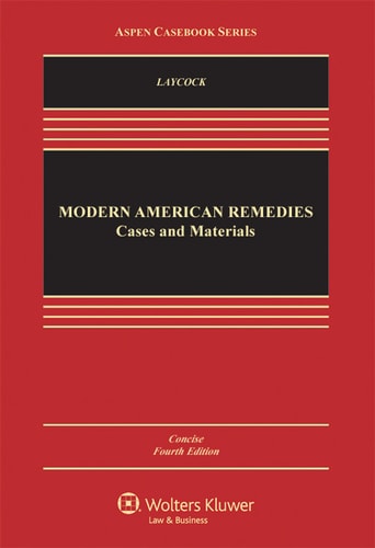Modern American Remedies Cases and Materials