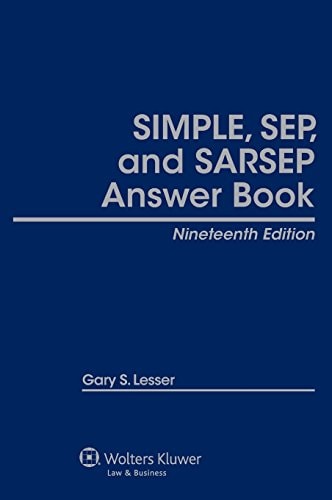 SIMPLE, SEP and SARSEP Answer Book