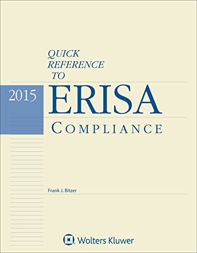 Quick Reference to Erisa Compliance 2015e