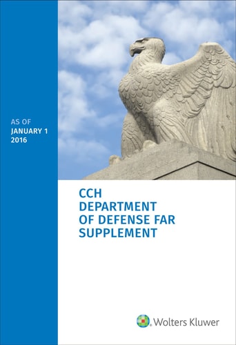 Department of Defense Far Supplement (DFARS) As Of 01/2016