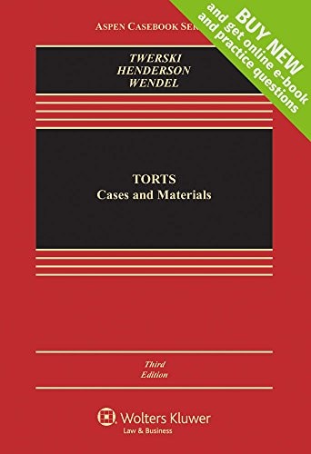 Torts Cases and Materials