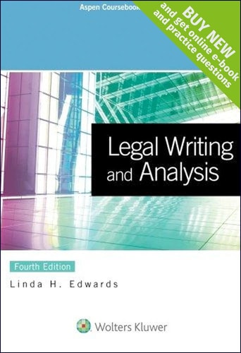 Legal Writing and Analysis Looseleaf Edition