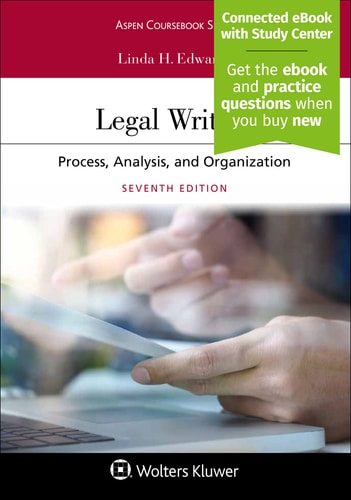 Legal Writing Process, Analysis, and Organization