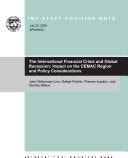 The International Financial Crisis and Global Recession Impact on the CEMAC Region and Policy Considerations