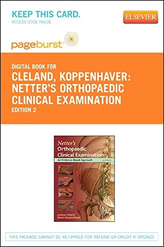 Netter's Orthopaedic Clinical Examination - Elsevier eBook on VitalSource (Retail Access Card): An Evidence-Based Approach (Netter Clinical Science)