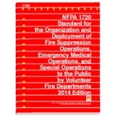 NFPA 1720, Standard for the Organization and Deployment of Fire Suppression Operations, Emergency Medical Operations, and Special Operations to the Public by Volunteer Fire Departments