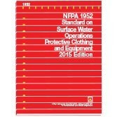 NFPA 1952 Standard on Surface Water Operations Protective Clothing and Equipment