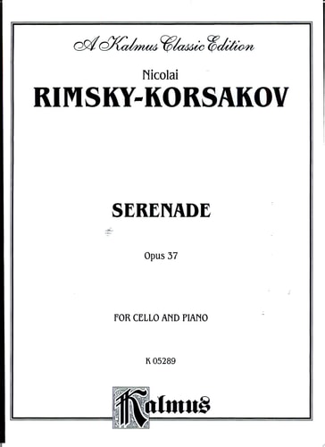 Serenade, Opus 37: For Cello and Piano