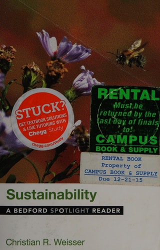 Sustainability A Bedford Spotlight Reader