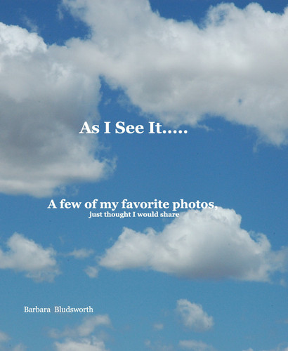 As I See It... . .