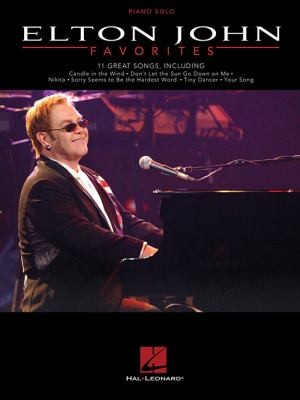 Elton John Favorites Piano Solo Personality Piano Book