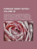 Foreign Tariff Notes
