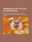 Ordinances of the City of Worcester