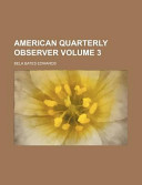 Quarterly Observer