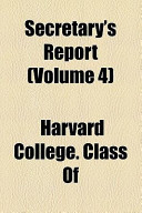Secretary's Report Volume 4