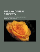 The Law of Real Property