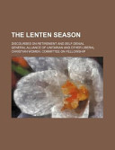 The Lenten Season