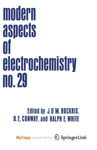 Modern Aspects of Electrochemistry