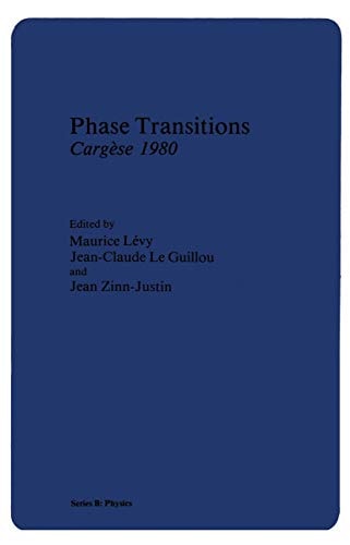 Phase Transitions Cargèse 1980
