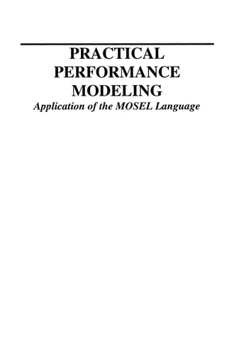 Practical Performance Modeling