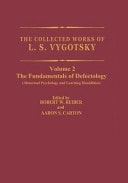 The Collected Works of L. S. Vygotsky