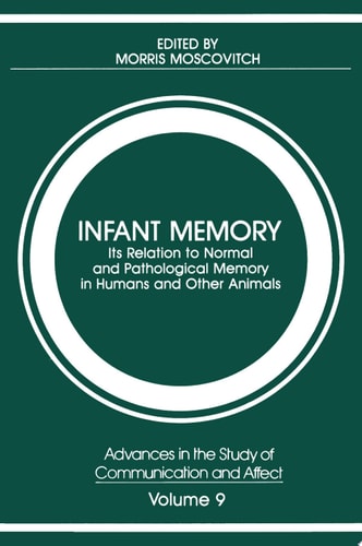 Infant Memory Its Relation to Normal and Pathological Memory in Humans and Other Animals