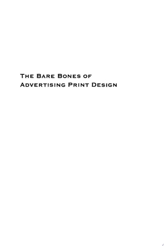 The Bare Bones of Advertising Print Design
