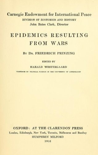 Epidemics Resulting from Wars