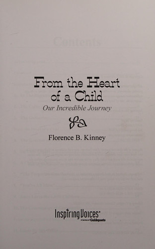 From the Heart of a Child Our Incredible Journey