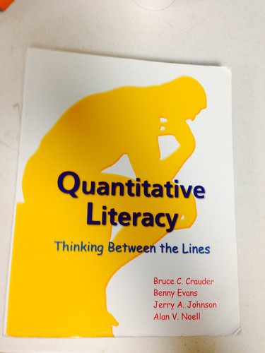 Quantitative Literacy Thinking Between the Lines