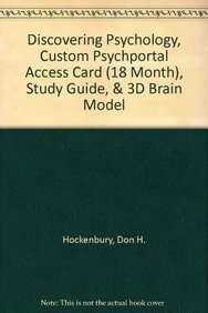 Discovering Psychology + Custom Psychportal Access Card (18 Month) + Study Guide + 3d Brain Model