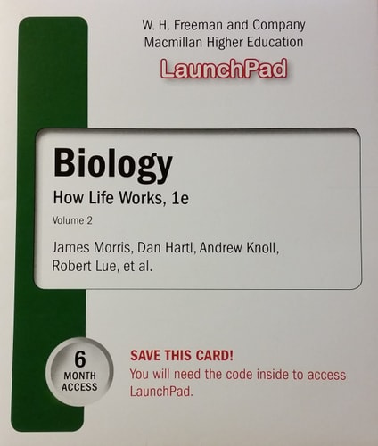 LaunchPad for Morris's Biology How Life Works (6 Month Access)